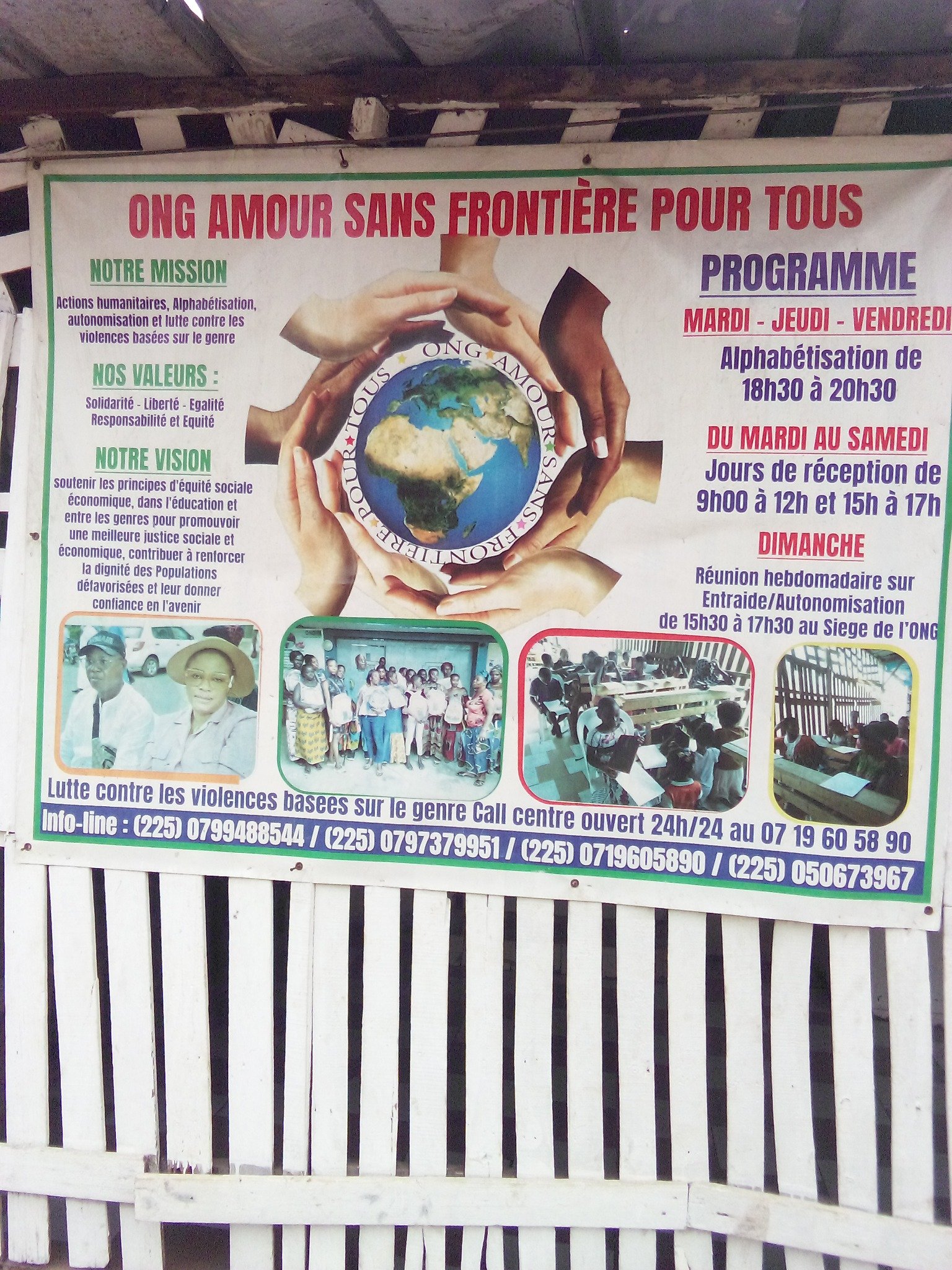 ONG Amour Sans Frontière Pour Tous